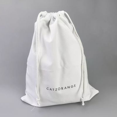 Bolsa de cordas de algodão Twill ecológica para embalagens personalizadas de joias de cores