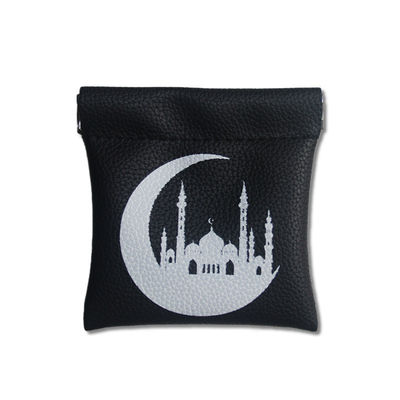 Bolsa de moedas de couro compacto para muçulmanos cor personalizada material de couro genuíno