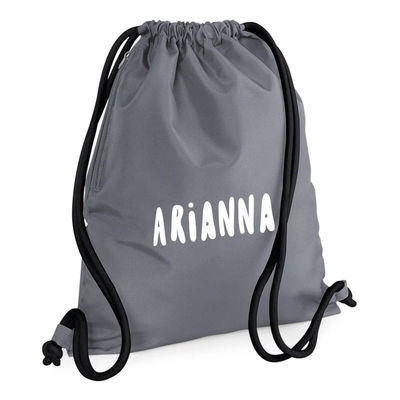 Sacos de cordas de algodão de cores personalizadas para esportes e atividades ao ar livre