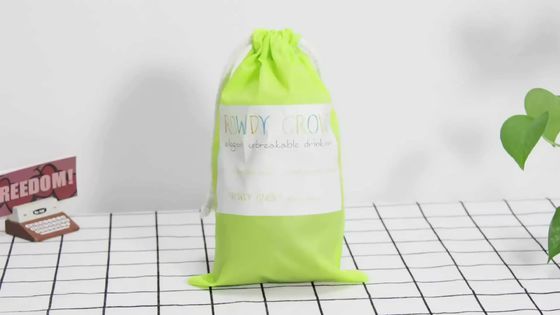 Sacos de cordas de algodão de cores personalizadas para esportes e atividades ao ar livre