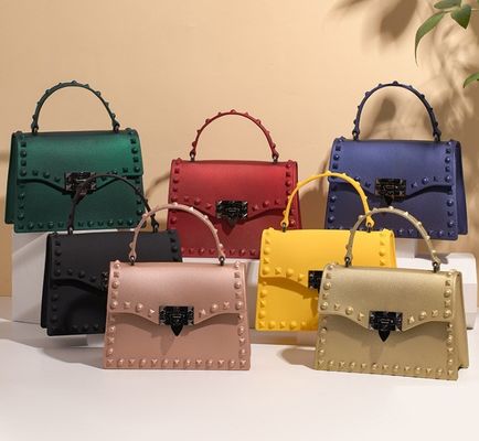Bolsa de geléia de luxo de 2022 Bolsa de mão de PVC mais moderna com fecho de fecho