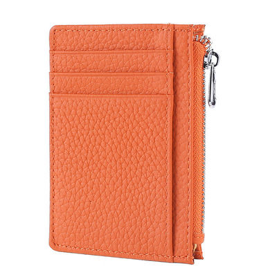 Logotipo personalizado aceito Último bolso frontal minimalista Rfid carteira de carteira portátil para homens