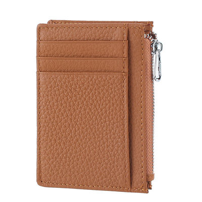 Logotipo personalizado aceito Último bolso frontal minimalista Rfid carteira de carteira portátil para homens