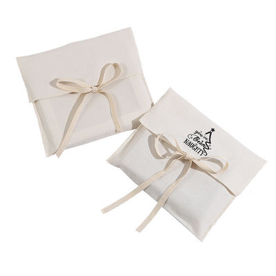 Saco de envelope de algodão impresso com logotipo personalizado ecológico para saco de poeira de envelope orgânico