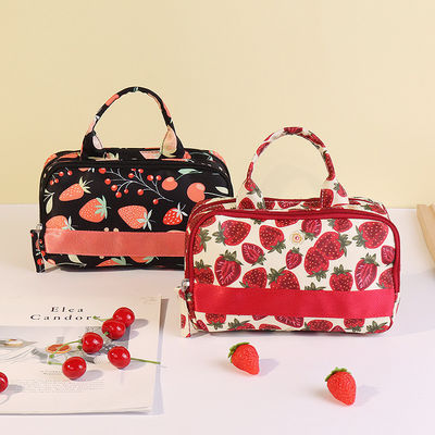 2024 Logotipo personalizado aceito Mini bolso de batom portátil com conveniência de cosméticos