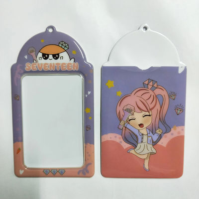 Custom Design Cute Korea Fashion Pc Holder Pvc Card Cover Photo Case Aceito OEM/ODM