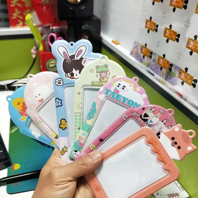 Custom Design Cute Korea Fashion Pc Holder Pvc Card Cover Photo Case Aceito OEM/ODM