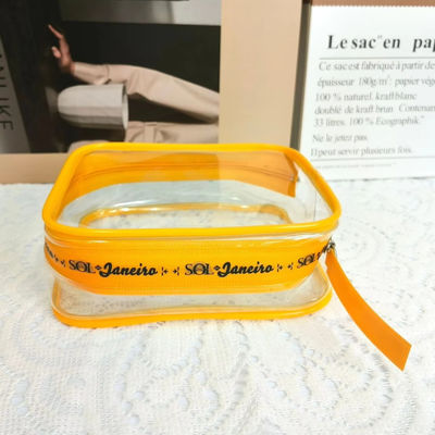Promoção Venda Estilo de Moda Saco de maquiagem transparente e à prova d'água para a sua coleção cosmética