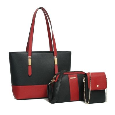 Carta de moda Imprimir Bolsa de algodão para mulheres Saco de mão de três peças