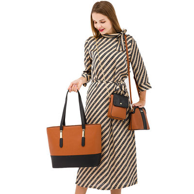Carta de moda Imprimir Bolsa de algodão para mulheres Saco de mão de três peças