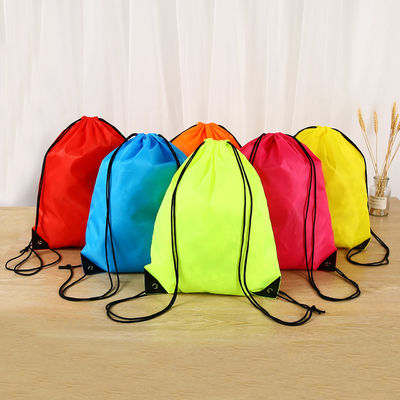 Saco de cordas personalizado para a vida escolar diária Material poliéster multifuncional