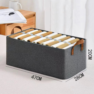 Saco de armazenamento de grande capacidade sob cama para todas as estações do ano com janela clara e design dobrável