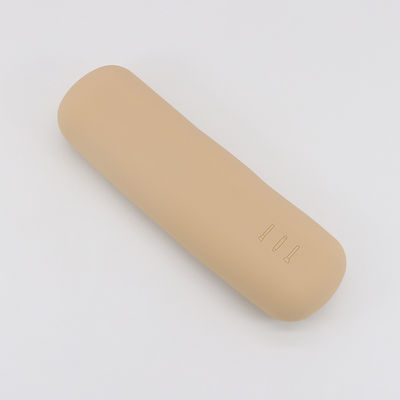 Moda estilo personalizado portátil de silicone maquiagem escova bolsa de bolso para armazenamento de cosméticos
