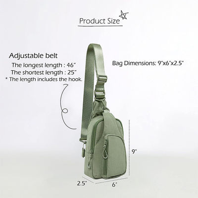 Pequeno Mini Viagem Desporto impermeável Nylon ombro Crossbody Sling Saco Para Homens almofada