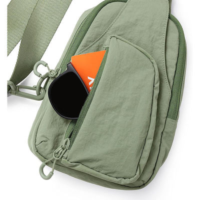 Pequeno Mini Viagem Desporto impermeável Nylon ombro Crossbody Sling Saco Para Homens almofada