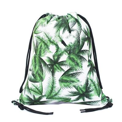 Saco de fibra de poliéster de nylon dobrado pequeno aceitável para ginástica e viagens