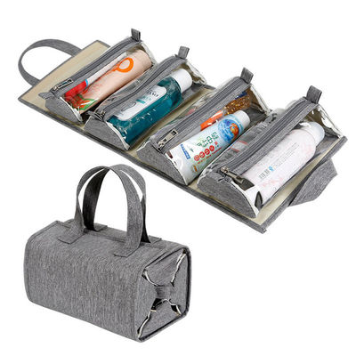 Saco de maquiagem de viagem Kit organizador de roupas de banho para mulheres
