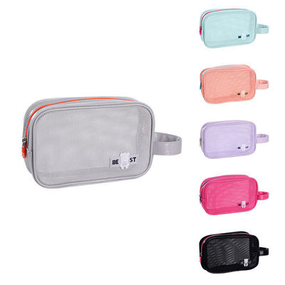 Saco de praia de malha de poliéster para viagens de negócios e férias O acessório de viagem perfeito