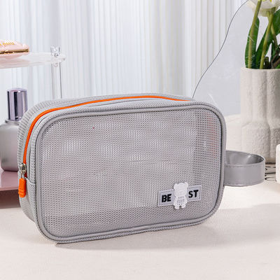 Saco de praia de malha de poliéster para viagens de negócios e férias O acessório de viagem perfeito