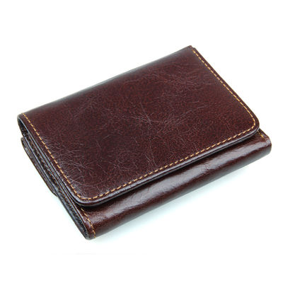 Carteira masculina de couro PU 2024 Personalizada com conveniência de armazenamento e revestimento de poliéster