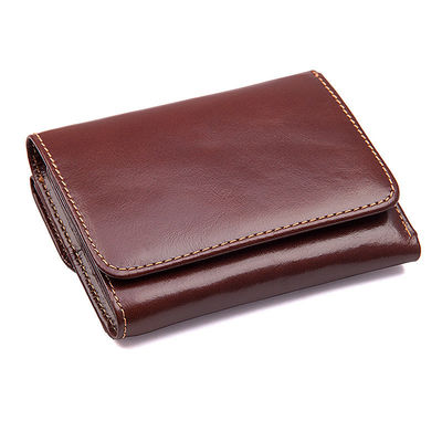 Carteira masculina de couro PU 2024 Personalizada com conveniência de armazenamento e revestimento de poliéster