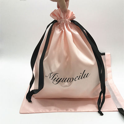 Logotipo personalizado Bolsas de satinagem suave para embalagens de jóias