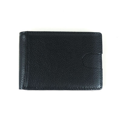 A mais recente moda 100% de pele genuína Homem carteira com Zip Moeda bolso e personalizar logotipo