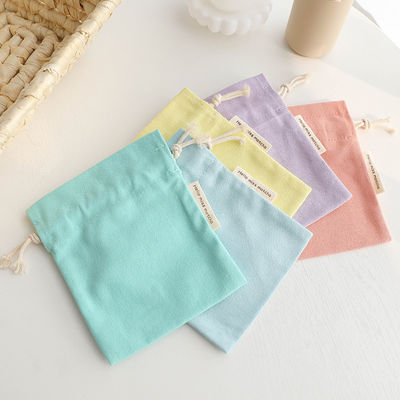 Saco de cordas de algodão natural e ecológico