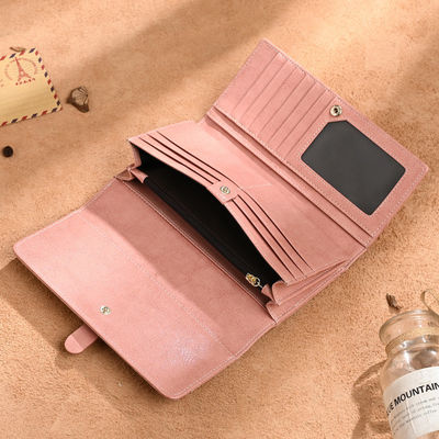 Carteira longa portátil de couro de PU Homens Smart Power Bank Carteira bolsa de moedas para mulheres
