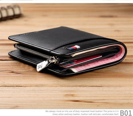 Carteira Multifuntcional Bifold Homem mais recente Design de moda para Homens Viagens e Negócios