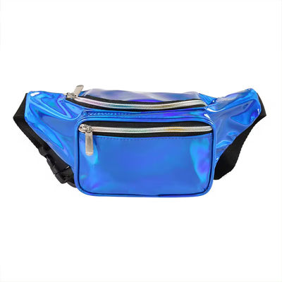 Pacote Fanny Holográfico Unisex com Cinturão Ajustável para festa de viagem do festival Rave