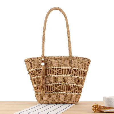 Cores personalizadas Moda Summer Beach Bag Mulher Lady Palha Mensageiro Tote Bags Bolsas de ombro Bolsas de mão