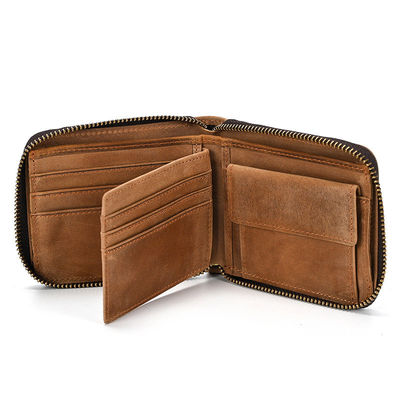 Carteira de couro genuíno para homens com carteira de carteira bolsa curta carteiras de fecho para padrão