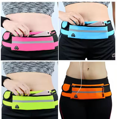 Neoprene à prova d'água para caminhadas Ciclismo Cinturão de corrida Saco de cintura cor personalizada
