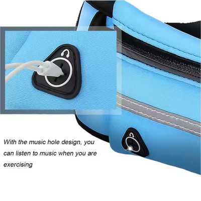 Neoprene à prova d'água para caminhadas Ciclismo Cinturão de corrida Saco de cintura cor personalizada