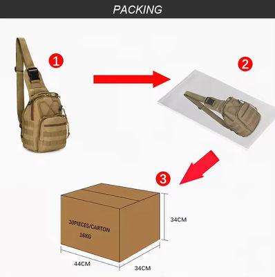 Atualize o seu equipamento para o ar livre com o nosso saco tático Molle para homens, pronto para todas as estações