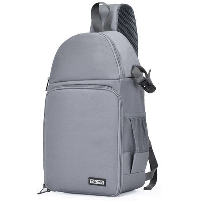 Bolsa de mochila de câmera portátil à prova d'água com logotipo personalizado para lentes e acessórios de câmera DSLR