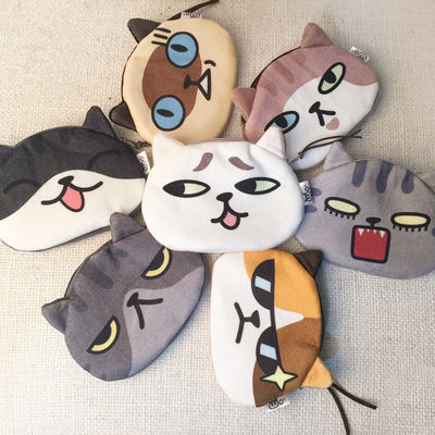Moeda de gato Unisex 3D Carteira Minúscula Carinhosos Bolso de Plush Pequeno Saco em forma de animal com material de revestimento de linho