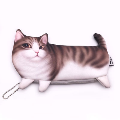 Cartoon Curta 3d Carteira de Gato 2022 Carinha Animal Moeda Bolsa para Necessidades das Crianças