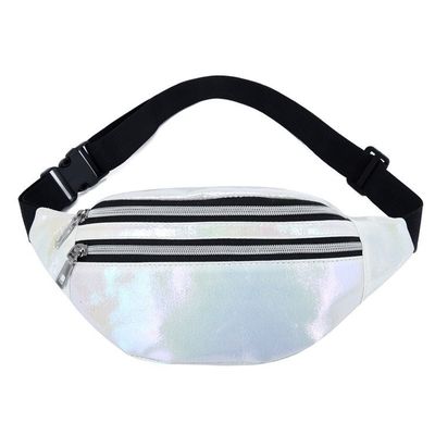 Saco de cintura de PU laser neutro em gênero Sacos de cintura para mulheres e meninas