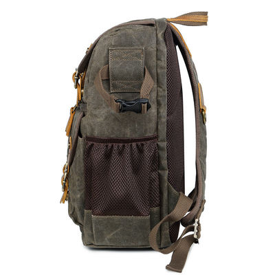 Mochila de câmera personalizada com logotipo ecológico para DSLR e laptop em cores personalizadas