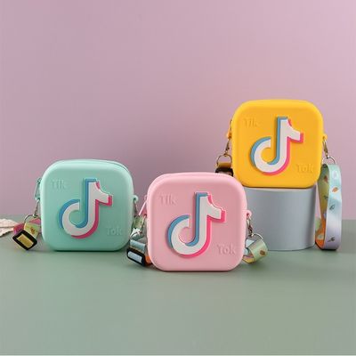 Mini Sacos Quadrados de Geleia para Meninas Moedas de Moda e Funcionais Incluído