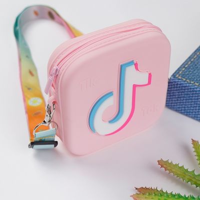 Mini Sacos Quadrados de Geleia para Meninas Moedas de Moda e Funcionais Incluído