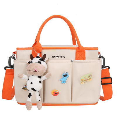Saco de fraldas multifuncional para mamãe ou papai Tipo de padrão sólido e cor personalizada
