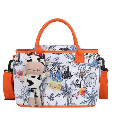 Saco de fraldas multifuncional para mamãe ou papai Tipo de padrão sólido e cor personalizada