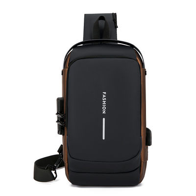 Acceptável OEM/ODM PU Homem Vintage Leather Crossbody Saco para Telefone Celular