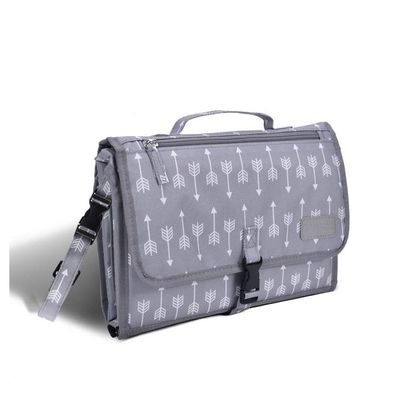 Bolsa de fraldas de bebê de cor personalizada Bolsas de fraldas de moda bolsas molhadas com padrão sólido