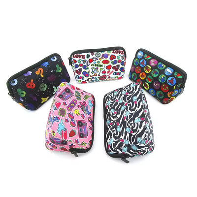 Logotipo personalizado Neoprene Sublimação Bolsa Cosmética Maquiagem Bolsas para Bolsas de Damas