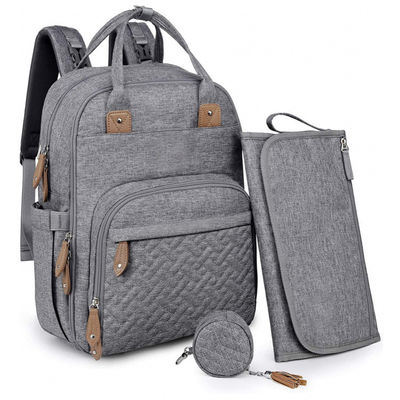 Bolsa de fraldas de bebê mais recente da moda da Oxford Mochila Eco Amigável Bolsa de fraldas personalizada multifuncional