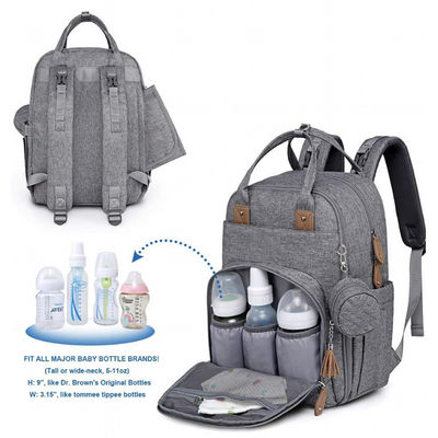 Bolsa de fraldas de bebê mais recente da moda da Oxford Mochila Eco Amigável Bolsa de fraldas personalizada multifuncional